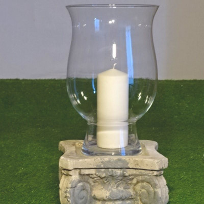 Terrakotta mit Glas