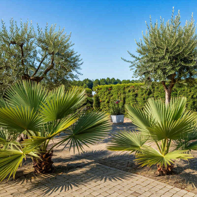 Winterharte Palmen: mediterranes Flair für Ihren Garten das ganze Jahr! - Winterharte Palmen: Mediterranes Flair das ganze Jahr im Garten!