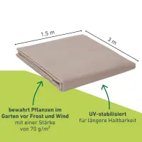 Winterflies 3 x1,5mtr. 70g/m²