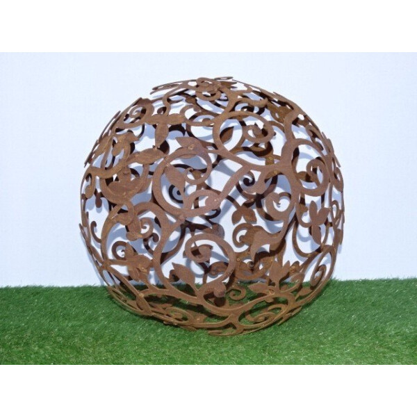 Barockkugel - Edelrost, Ø 50cm