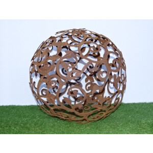 Barockkugel - Edelrost, Ø 50cm