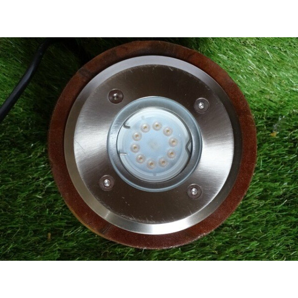 LED Strahler in Metallgeh&auml;use - Edelrost