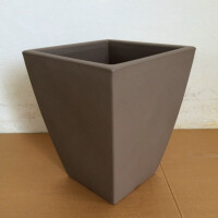 TeraPlast Topf Veneto Eckig "Cappuccino" 40 cm
