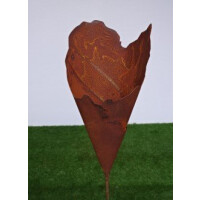 Metalltüte auf Stab - Edelrost - 160 cm