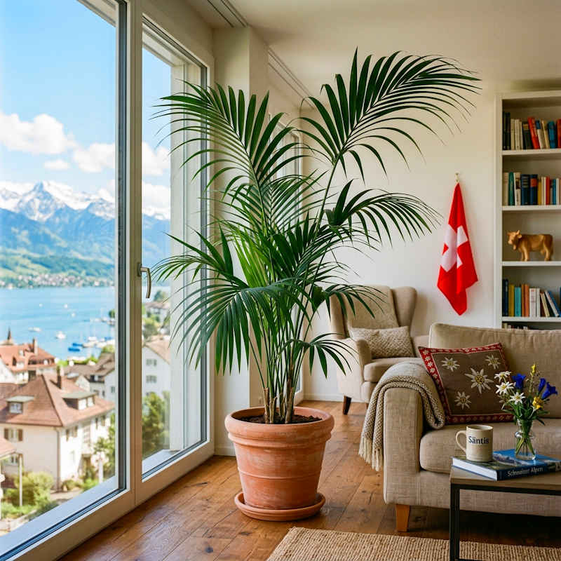 Kentiapalme Howea forsteriana als Zimmerpalme kaufen – tropisches Flair für Wohnzimmer